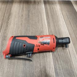 AS-IS- MILWAUKEE .38 in. M12 Cordless Ratchet (Tool-Only)