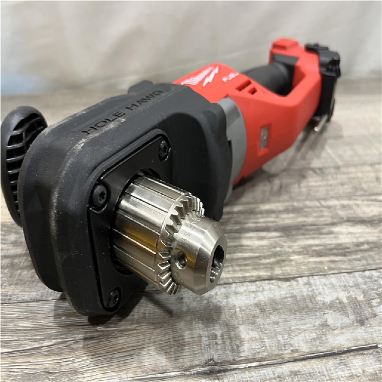 AS-IS Milwaukee FUEL GEN II 18V Lithium-Ion Brushless Cordless 1/2 in. Hole Hawg Right Angle Drill (Tool-Only)