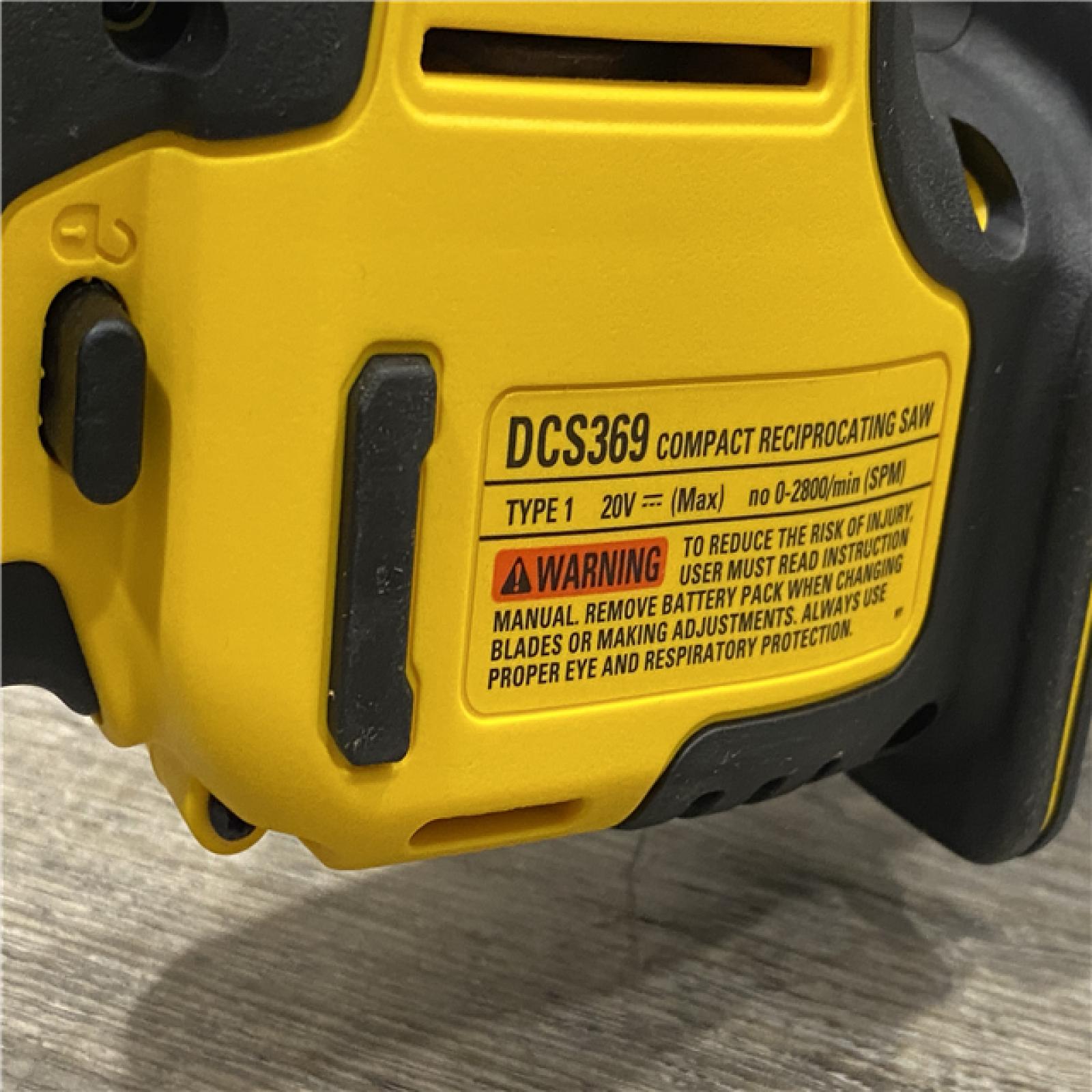 AS-IS DEWALT ATOMIC 20V MAX Cordless Brushless Compact Reciprocating Saw (Tool Only)