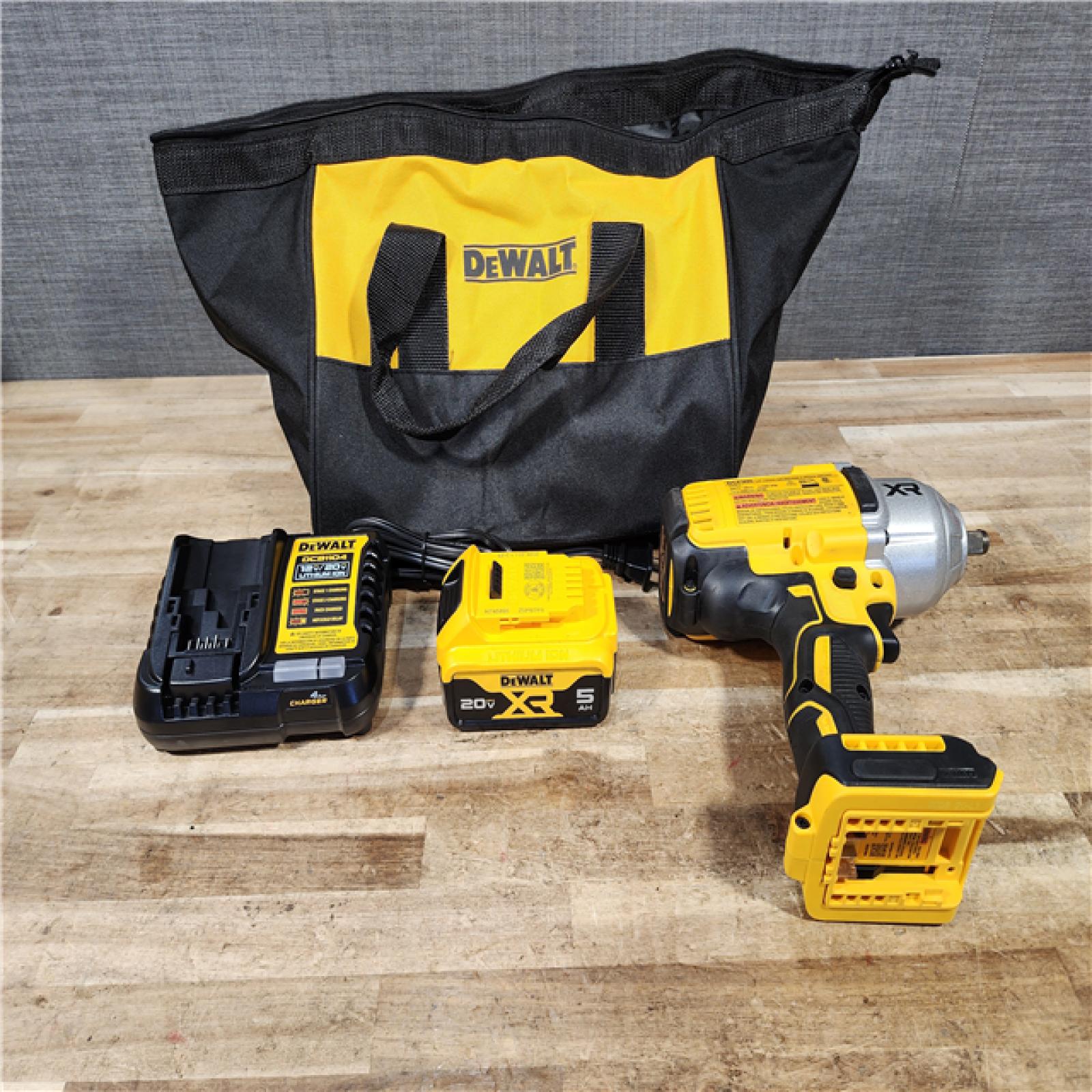 HOUSTON LOCATION - AS - IS DEWALT 20V MAX Lithium-Ion Cordless 1/2 in. Impact Wrench Kit