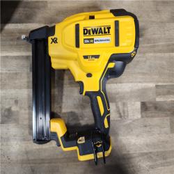 HOUSTON LOCATION - AS-IS DeWALT DCN681D1 20-Volt MAX 18ga Cordless Brushless Narrow Crown Stapler Kit