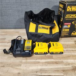 HOUSTON LOCATION - AS-IS DEWALT ATOMIC 20-Volt MAX Lithium-Ion Cordless Combo Kit