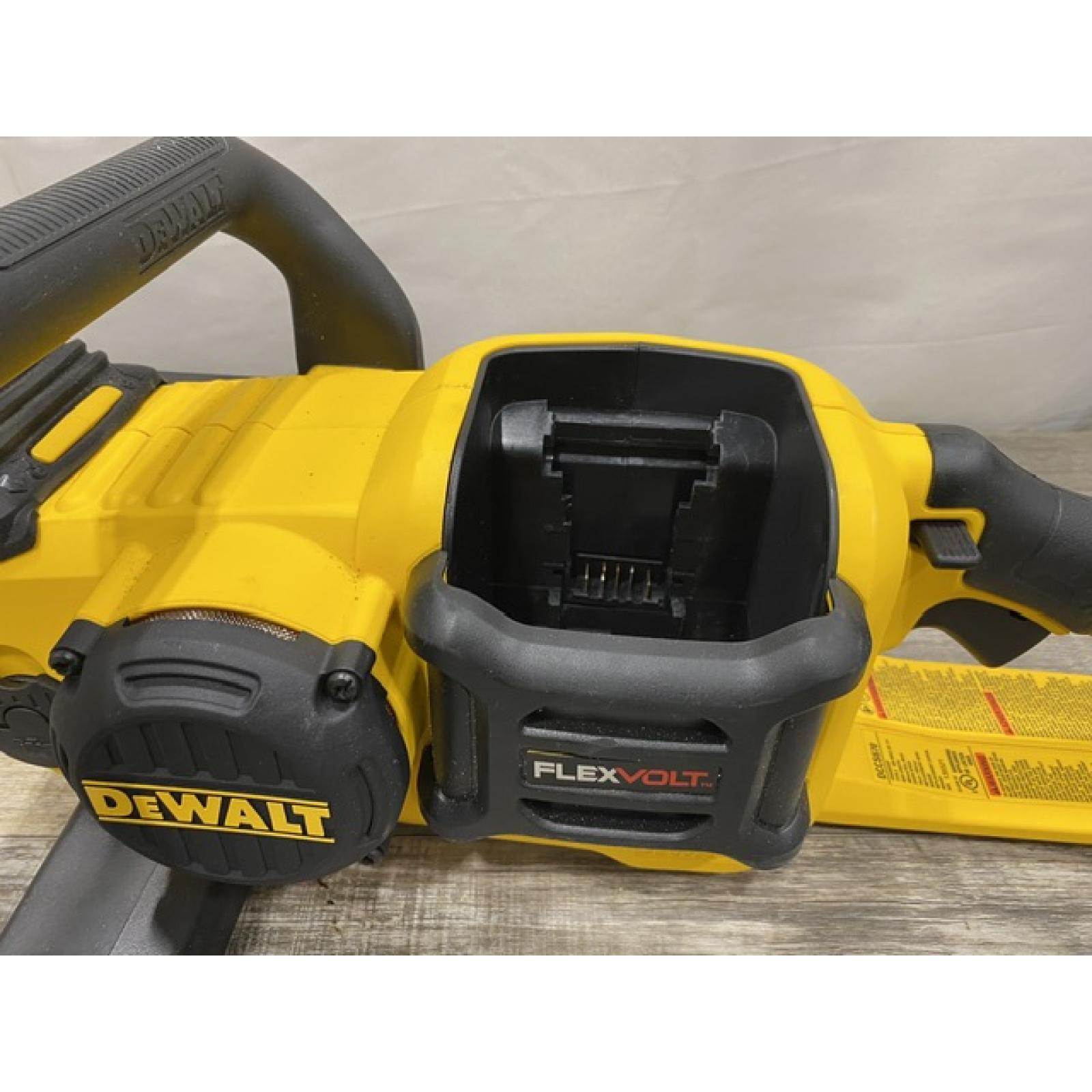 AS-IS DEWALT FLEXVOLT 60V MAX 16in. Brushless Cordless Battery Powered Chainsaw (Tool Only)