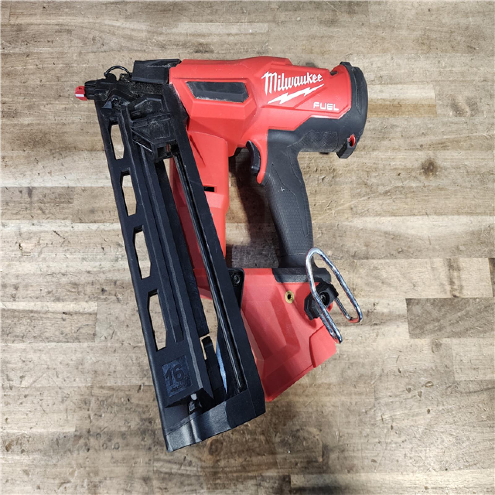HOUSTON LOCATION - AS-IS Milwaukee FUEL 18-Volt Lithium-Ion Brushless Cordless Gen II 16-Gauge Angled Finish Nailer (Tool-Only)