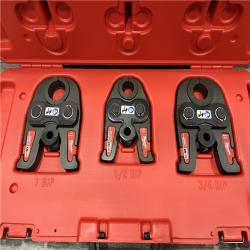 AS-IS Milwaukee M18 1/2 in.-1 in. Black Iron Press Tool Jaw Kit