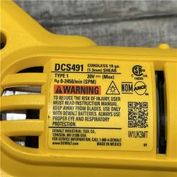 AS-IS DEWALT 20V MAX Cordless 18-Gauge Swivel Head Shears (Tool Only)