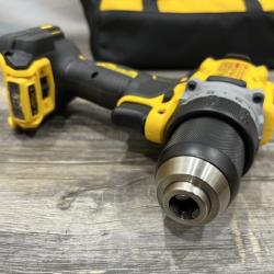 AS-IS DEWALT 20V XR Lithium-Ion Cordless Brushless 1/2 in. Drill/Driver Kit