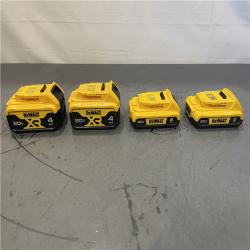 AS-IS - DEWALT 20V MAX Compact Lithium-Ion 2.0Ah Battery Pack (2 Pack) and 20V MAX Lithium-Ion 4.0Ah Battery Pack (2 Pack)