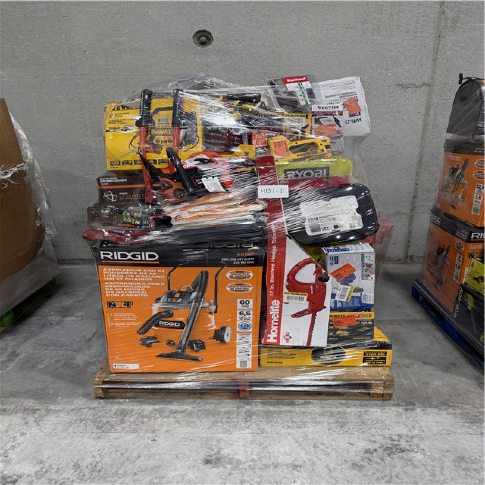 Atlanta Location AS-IS Tools Partial Truckload (4 Pallets) 4151-D