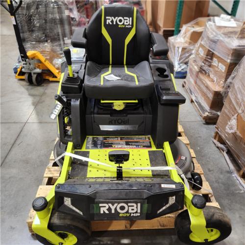 Dallas Location - As-Is RYOBI 80V HP Brushless 42 in. Riding Mower