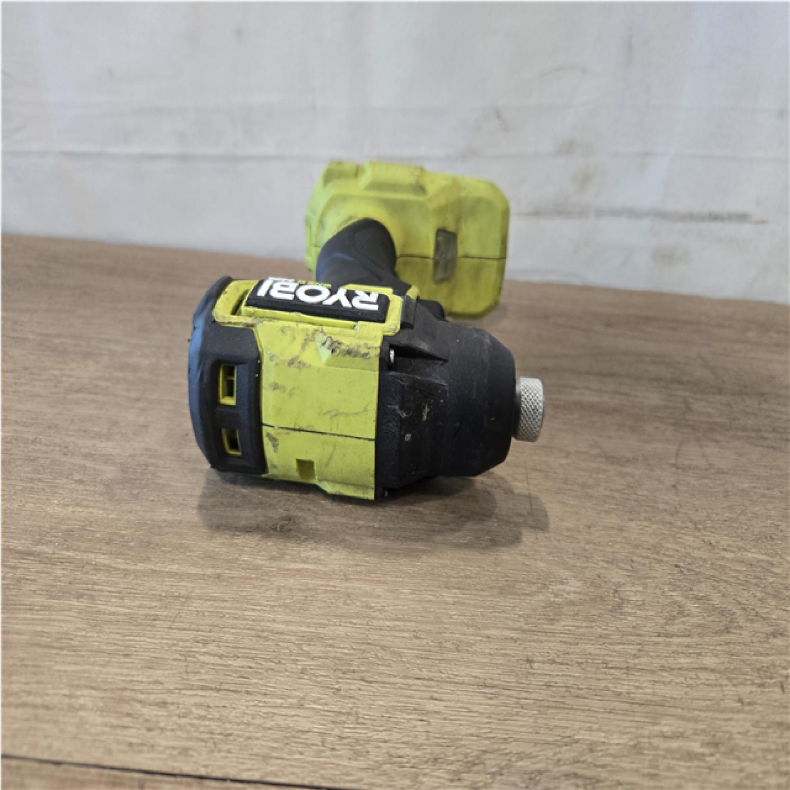 AS-IS ONE+ HP 18V Brushless Cordless Compact 1/2 in. Drill and Impact Driver Kit with (2) 1.5 Ah Batteries  Charger  and Bag