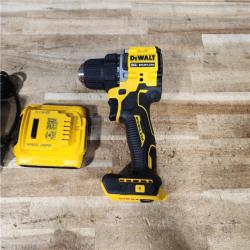 HOUSTON LOCATION - AS - IS DEWALT Atomic 20V Lithium-Ion Cordless Compact 1/2 in. Drill/Driver Kit