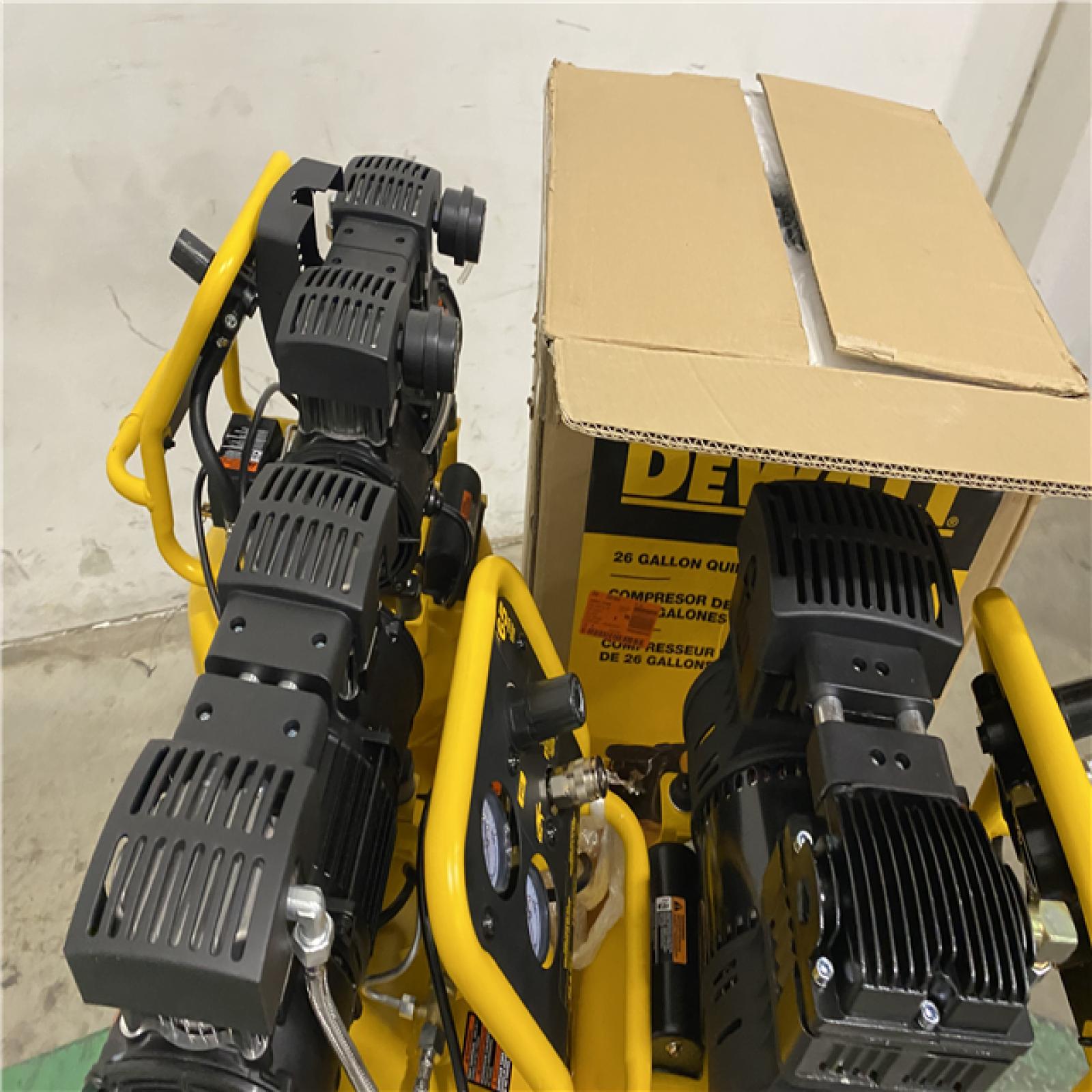 Dallas Location - As-Is DEWALT 26 Gal. 175 PSI Portable Electric Air Compressor(Lot Of 4)