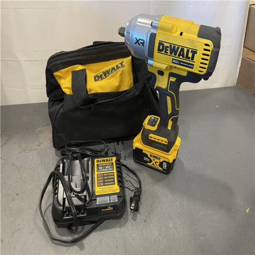 AS-IS - Dewalt 20V MAX Lithium-Ion Cordless 1/2 in. Impact Wrench Kit