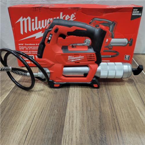 AS-IS Milwaukee M18 18-Volt Lithium-Ion Cordless Grease Gun 2-Speed (Tool-Only)