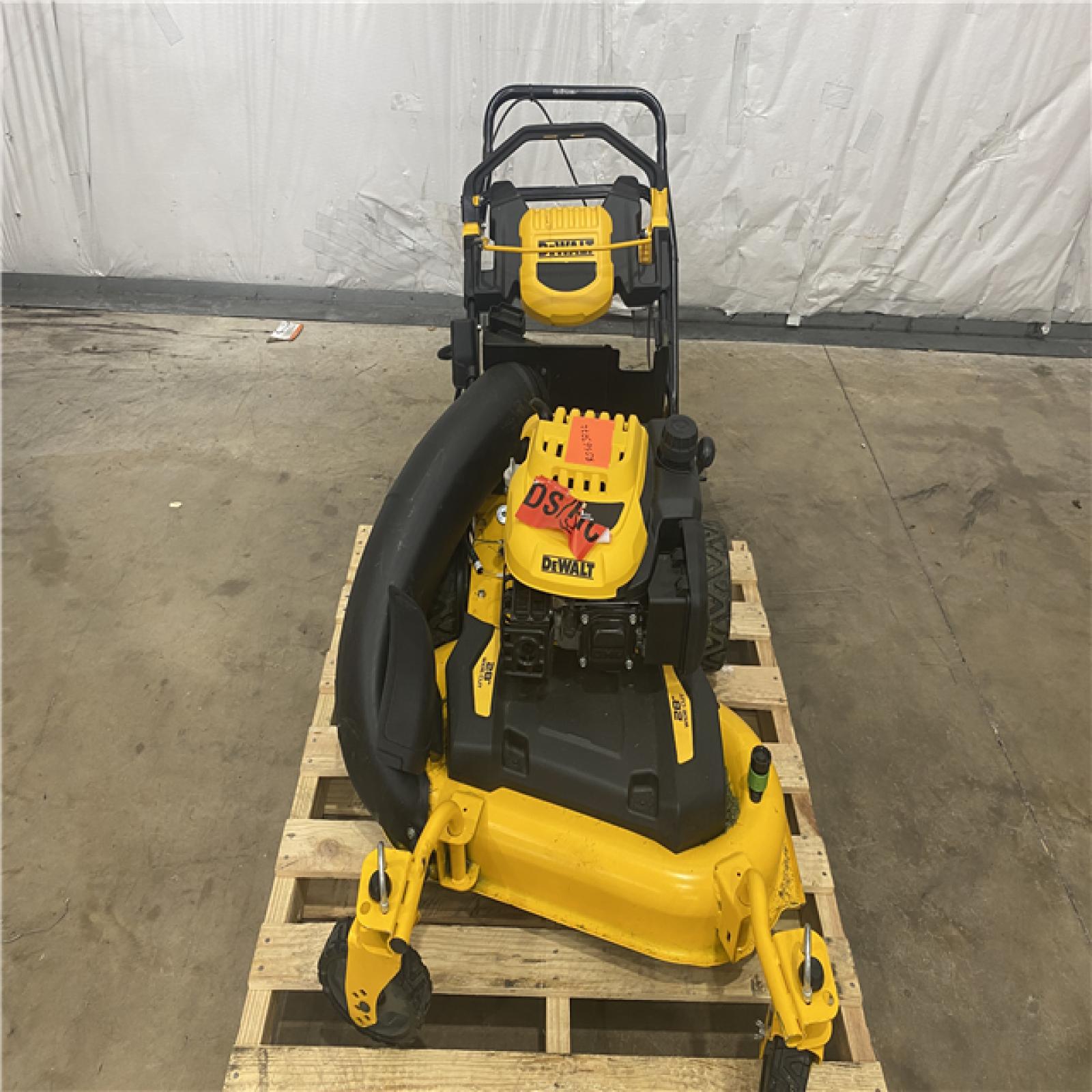 Houston Location - AS-IS Outdoor Power Equipment DEWALT LAWN MOWER 28 INCH WIDE CUT