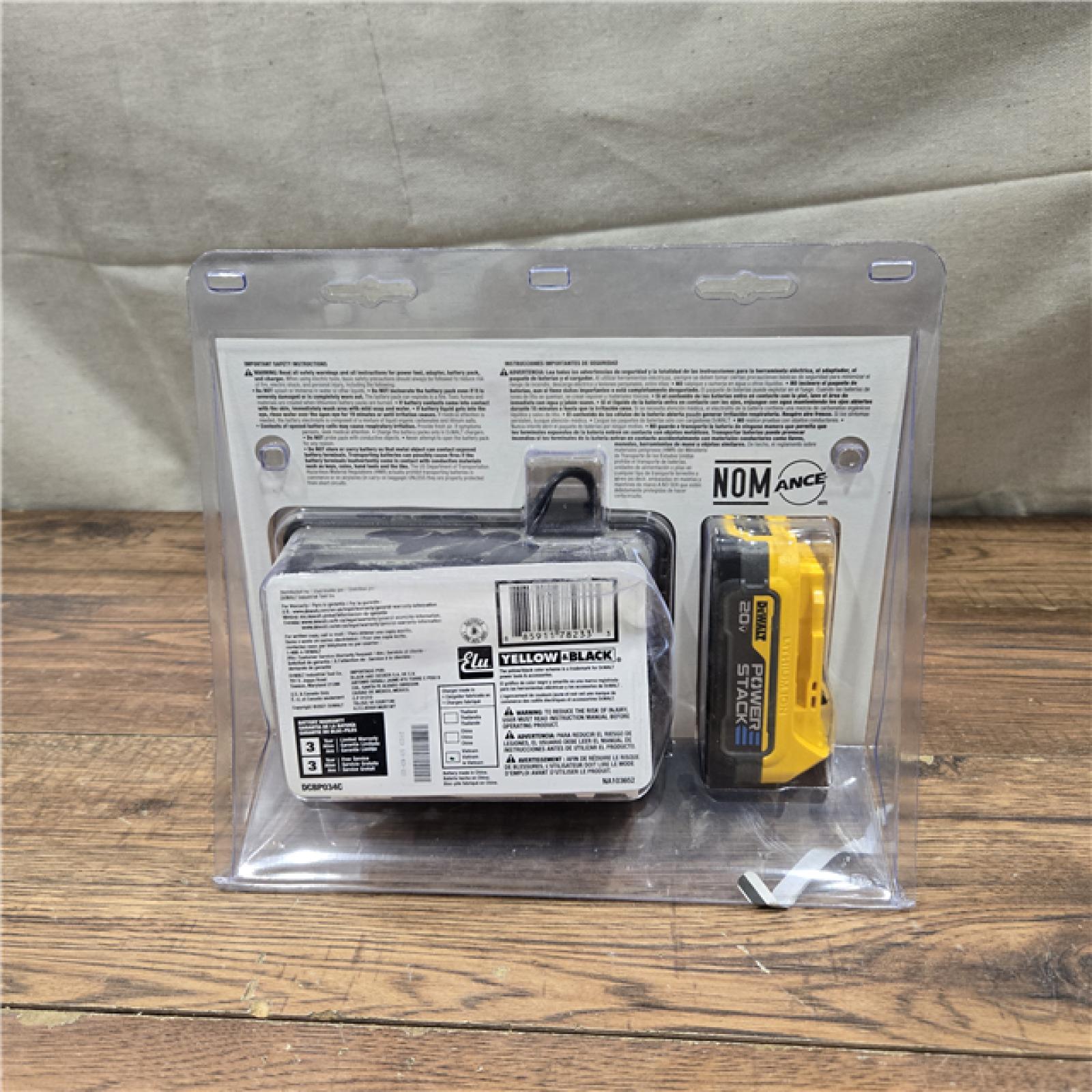NEW! DEWALT 20-Volt MAX POWERSTACK Battery Starter Kit