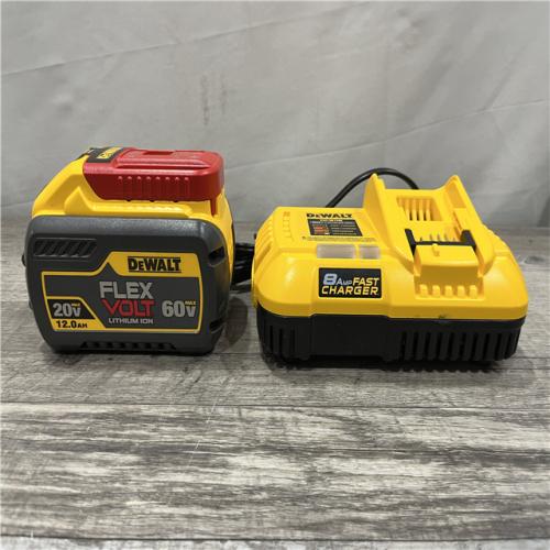 AS-IS DEWALT FLEXVOLT 20V/60V MAX Lithium-Ion 12.0Ah Battery and Fan Cooled Fast Charger