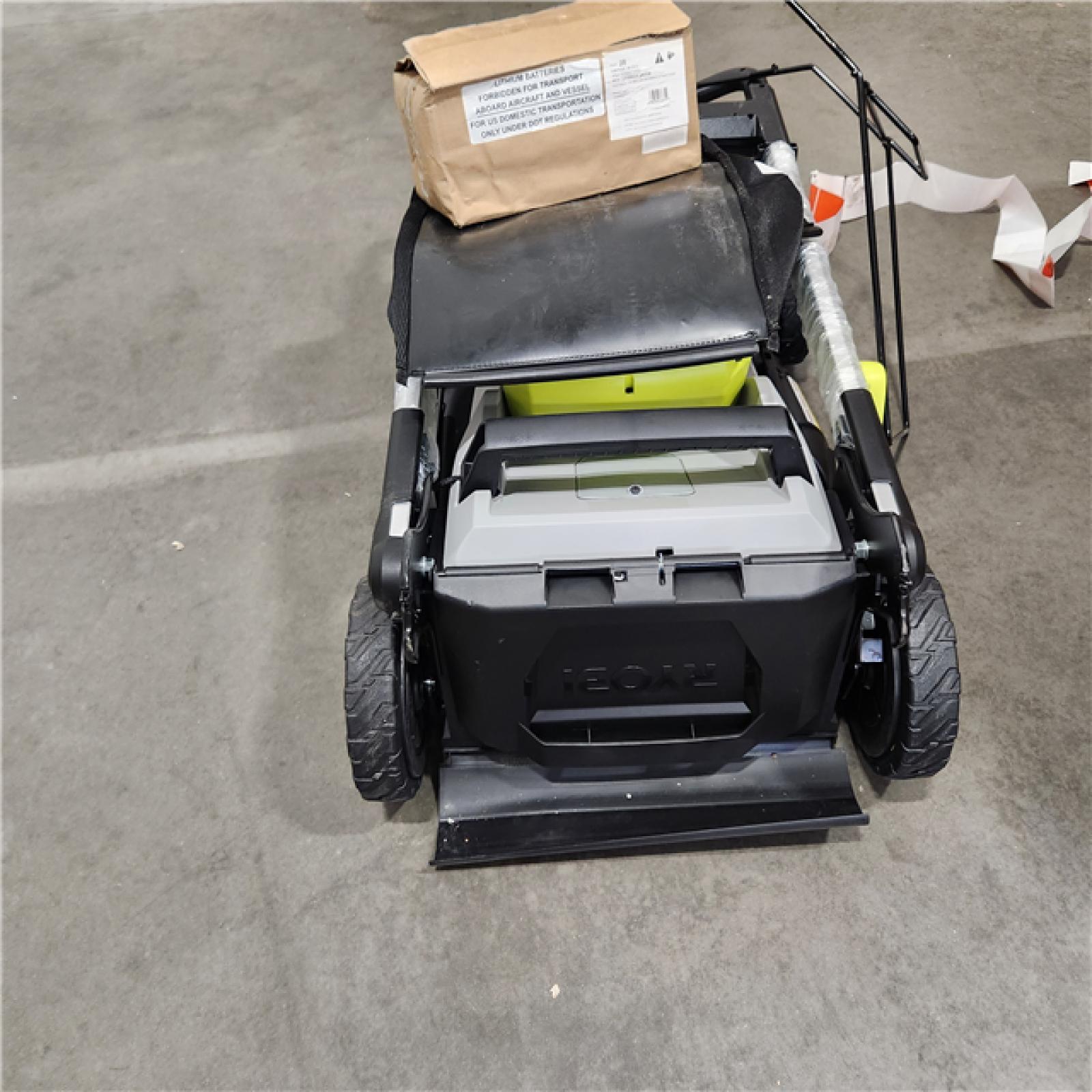 Dallas Location - As-Is RYOBI 40V 21 in. Self-Propelled Lawn Mower with (2) 6.0 Ah Batteries and Charge-Appears Excellent Condition