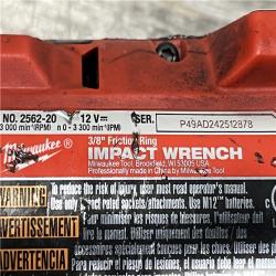 AS-IS Milwaukee FUEL 12V Lithium-Ion Brushless Cordless Stubby 3/8 in. Impact Wrench (Tool-Only)