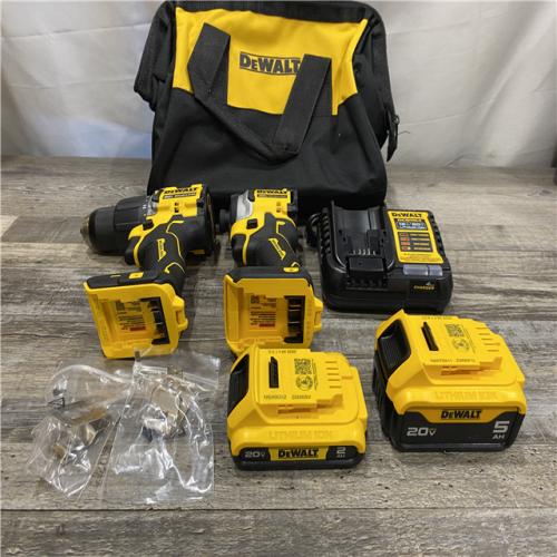LIKE NEW - DEWALT ATOMIC 20V MAX Lithium-Ion Cordless 2-Tool Combo Kit