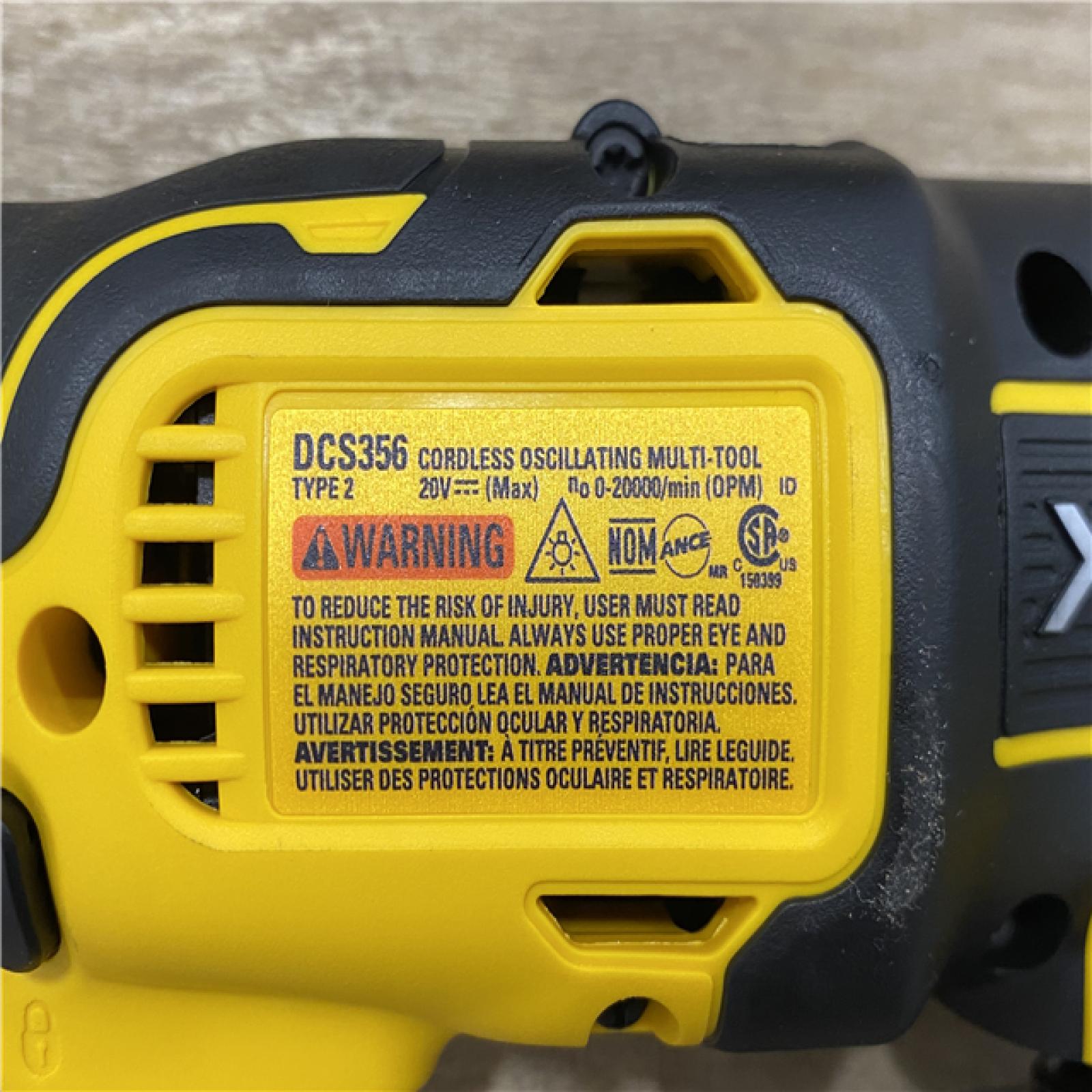 AS-IS DEWALT 20V MAX XR Cordless Brushless 3-Speed Oscillating Multi Tool Kit