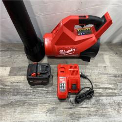 AS-IS Milwaukee FUEL 120 MPH 500 CFM 18V Brushless Cordless Battery Powered Leaf Blower Kit