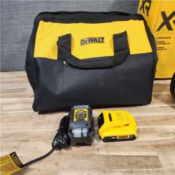 HOUSTON LOCATION - AS-IS (APPEAR LIKE NEW) DEWALT 20V MAX Lithium-Ion 15-Degree Electric Cordless Roofing Nailer Kit
