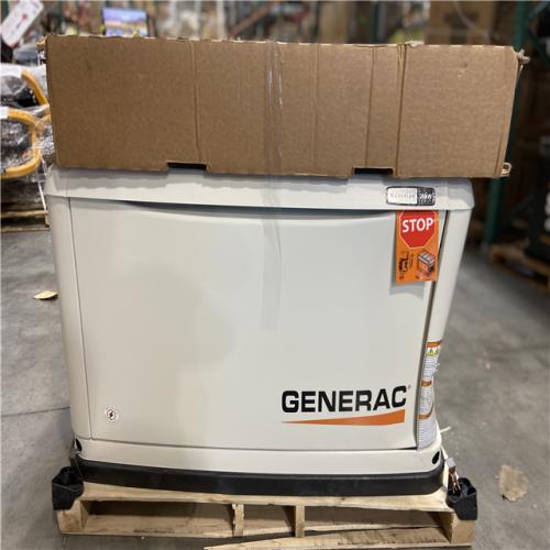 DALLAS LOCATION - Generac 26,000 Watt - Dual Fuel Air- Cooled Whole House Home Standby Generator, Smart Home Monitoring & 200-AMP Transfer Switch