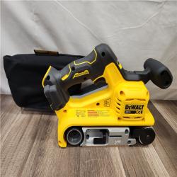 AS-IS- DEWALT 20V MAX* XR Brushless Cordless Belt Sander (Tool-Only)
