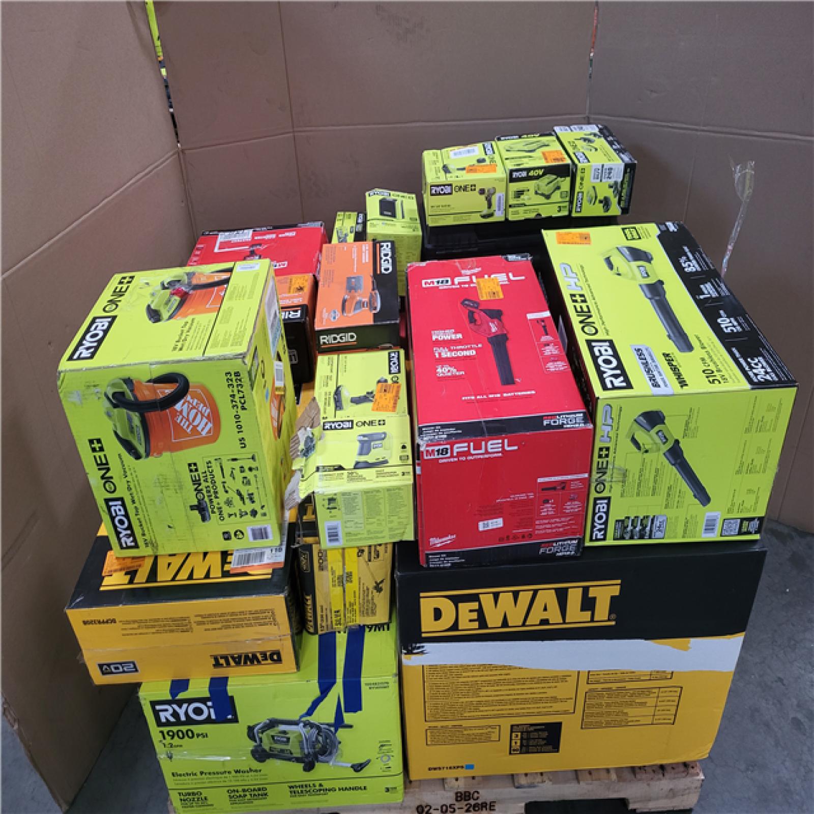 CALIFORNIA AS-IS TOOL PALLET