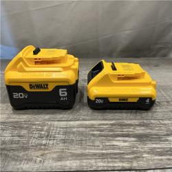 AS-IS DEWALT 20V MAX Lithium-Ion 6.0Ah and 4.0Ah Battery and Charger Starter Kit