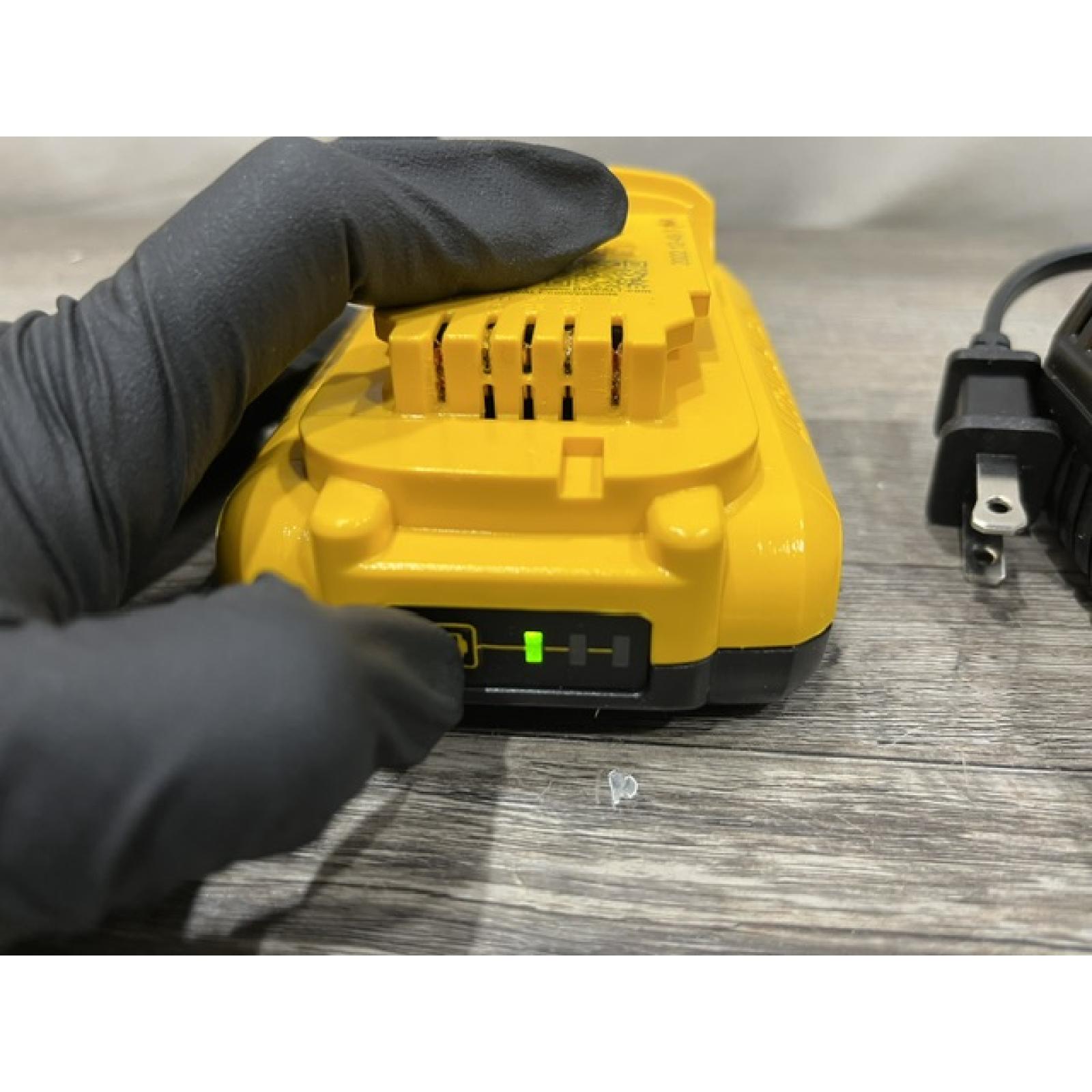 AS-IS DEWALT 20-Volt MAX Lithium-Ion 4.0Ah Battery with 12-Volt to 20-Volt MAX Charger
