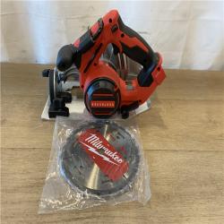 AS-IS Milwaukee 18V Lithium-Ion Brushless Cordless 7-1/4 in. Circular Saw (Tool-Only)