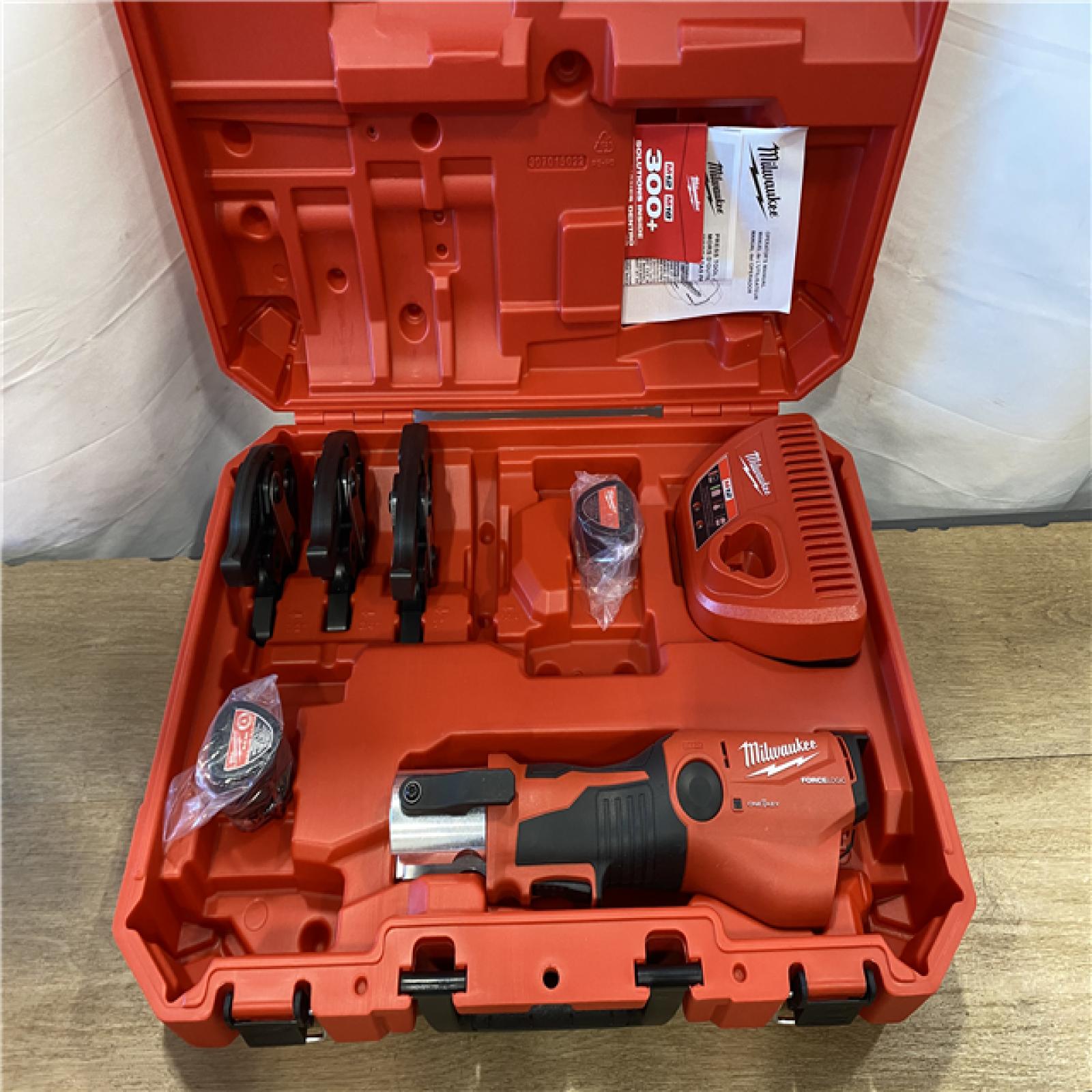 AS-IS Milwaukee 12-Volt Lithium-Ion FORCE LOGIC Copper Press Tool Kit
