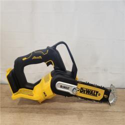 AS-IS- DeWalt 20V MAX 8 in. Brushless Cordless Battery Powered Pruning Chainsaw (Tool Only)