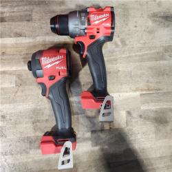 HOUSTON LOCATION - AS-IS MILWAUKEE FUEL 18V Lithium-Ion Brushless Cordless Hammer Drill and Impact Driver Combo Kit