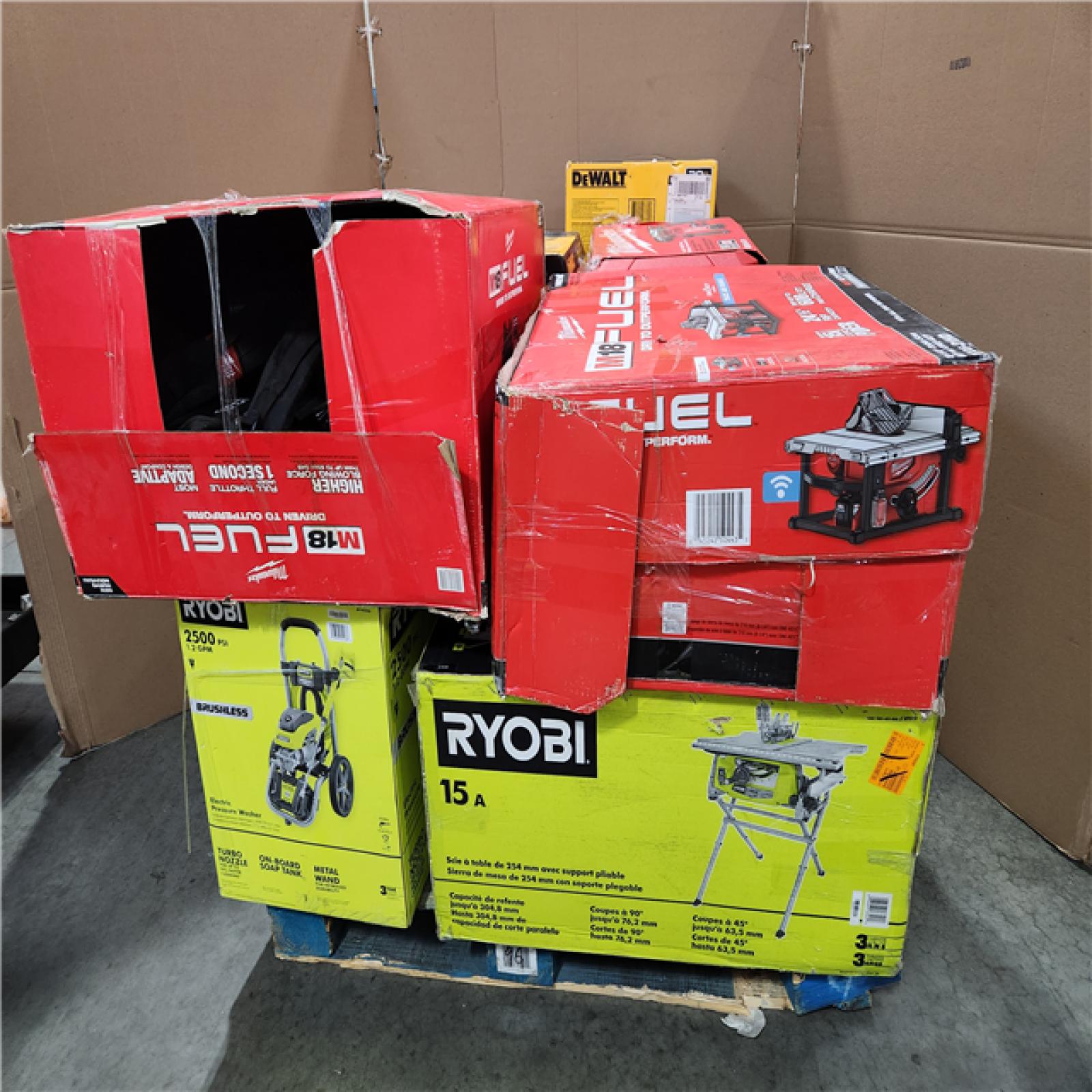 CALIFORNIA  AS-IS TOOL PALLET