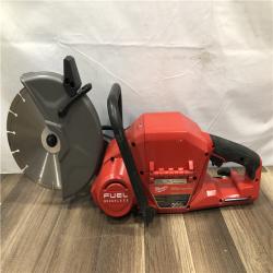 AS-IS Milwaukee FUEL ONE-KEY 18V Lithium-Ion Brushless Cordless 9 in. Cut Off Saw (Tool-Only)