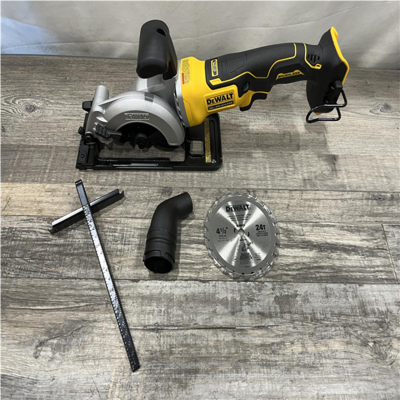 AS-IS DEWALT ATOMIC 20V MAX Cordless Brushless 4-1/2 in. Circular Saw (Tool Only)