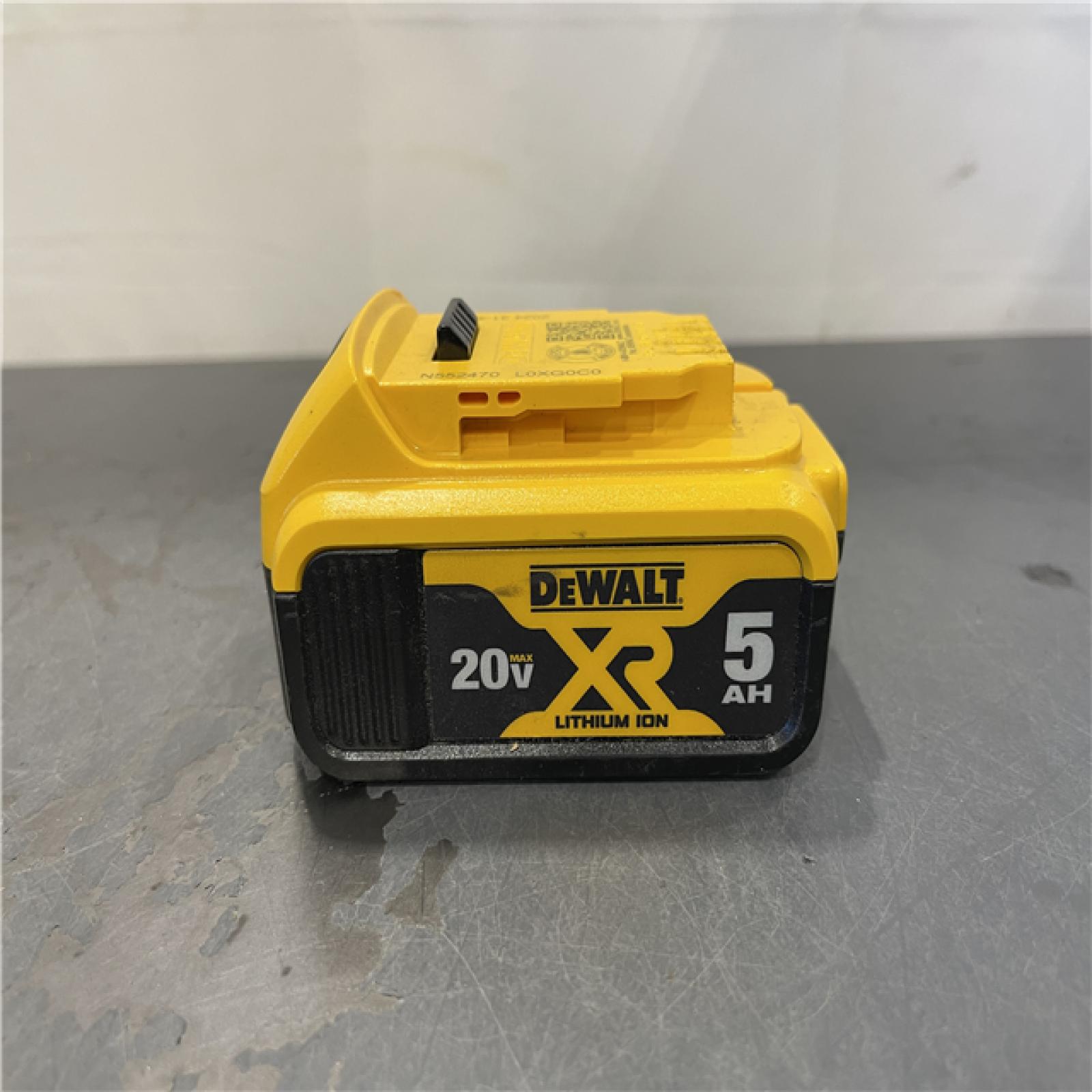 AS-IS - DEWALT 20-Volt Maximum XR 5.0 Ah Battery Pack and Charger