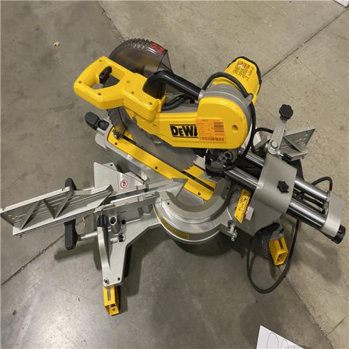 As-Is- DEWALT 12-in Dual Bevel Sliding Compound Miter Saw