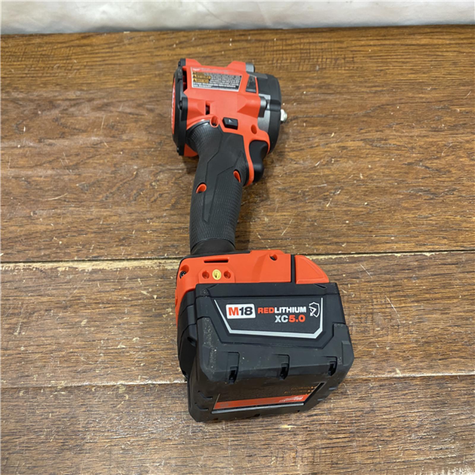 AS-IS Milwaukee 2854-22R M18 FUEL 18V Lithium-Ion Brushless Cordless 3/8 in. Compact Impact Wrench with Friction Ring Kit