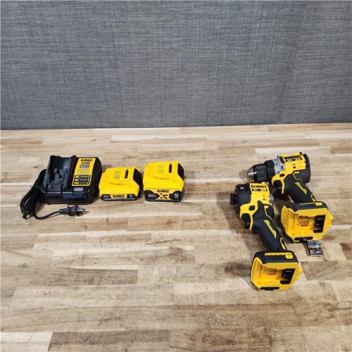 HOUSTON LOCATION - AS-IS DEWALT 2 TOOL COMBO KIT W/ (2) BATTERY & CHARGER