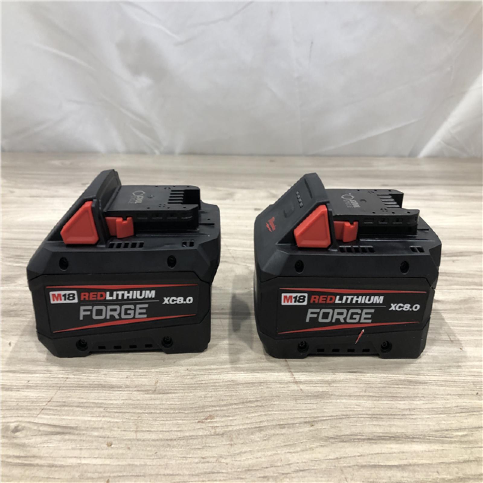 AS-IS Milwaukee M18 18-Volt Lithium-Ion REDLITHIUM FORGE Starter Kit