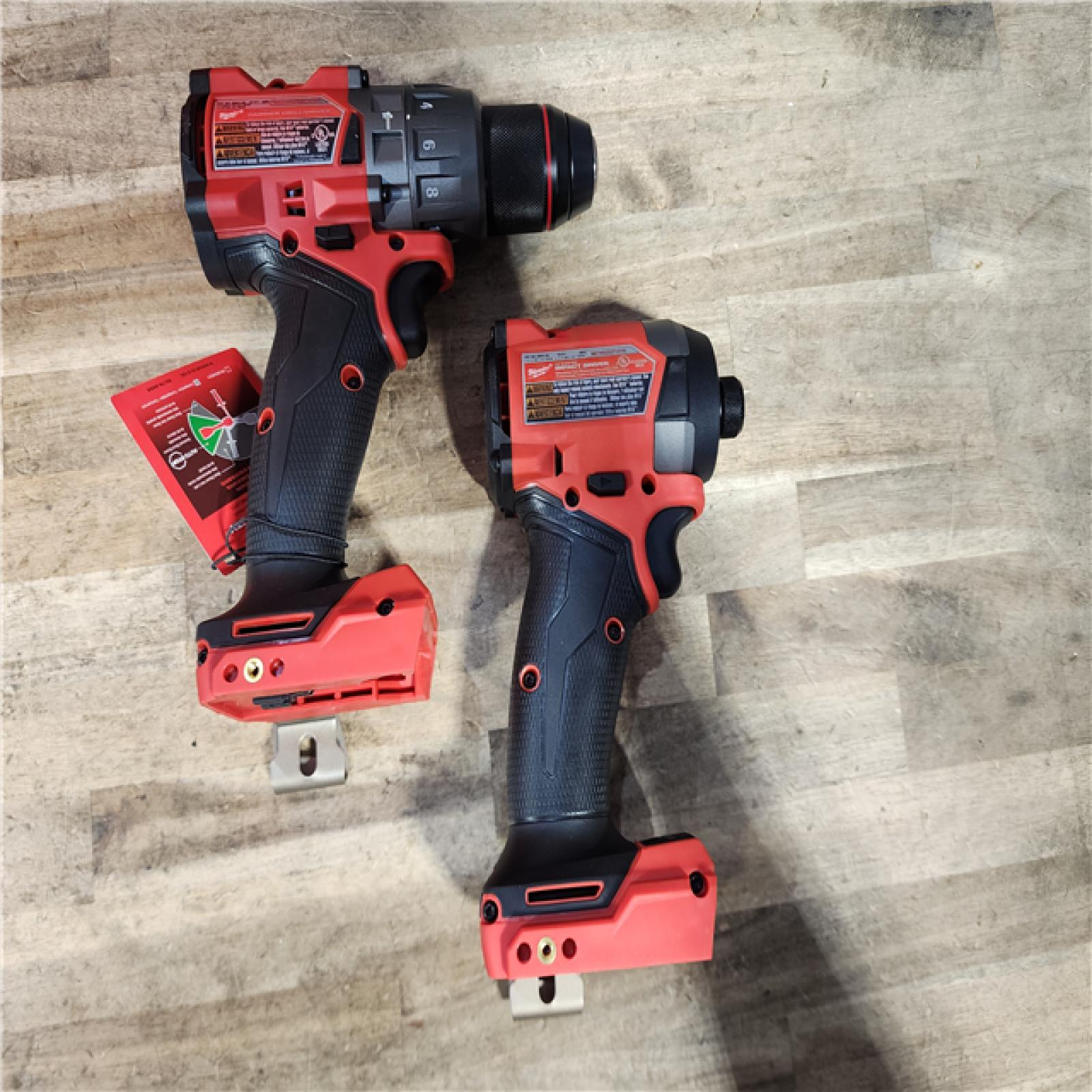 HOUSTON LOCATION - AS-IS (APPEARS LIKE NEW) Milwaukee FUEL 18V Lithium-Ion Brushless Cordless Hammer Drill and Impact Driver Combo Kit