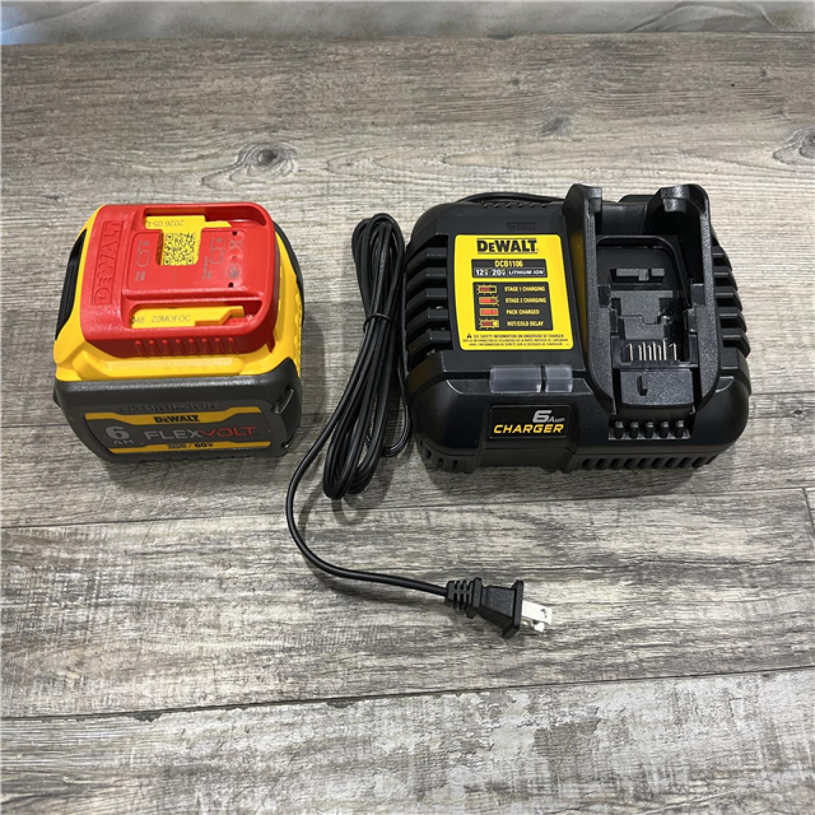 AS-IS DEWALT FLEXVOLT 20V/60V MAX Lithium-Ion 6.0Ah Battery Pack Kit