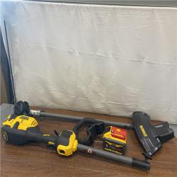 AS-IS DEWALT FLEXVOLT 60V MAX 17 in. Cordless Battery Powered Attachment Capable Trimmer Kit with (1) FLEXVOLT 3 Ah Battery & Charger