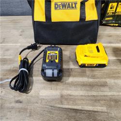 HOUSTON LOCATION - AS-IS DEWALT ATOMIC 20V MAX Lithium Ion Cordless 23 Gauge Pin Nailer Kit with 2.0Ah Battery and Charger
