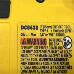 AS-IS NDEWALT 20V XR Cordless 3 in. Cut-Off Tool (Tool Only)